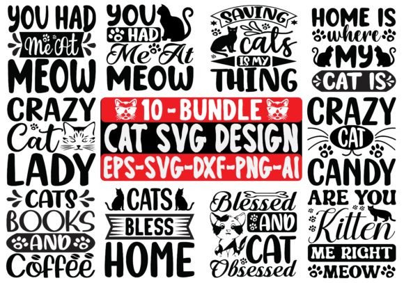 10. Cat SVG Bundle Review