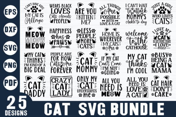 Cat Svg Bundle, Cat Lover Svg