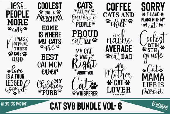 CAT SVG BUNDLE VOL-6