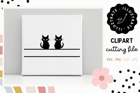 Cat SVG Cut File Halloween Cat Clipart