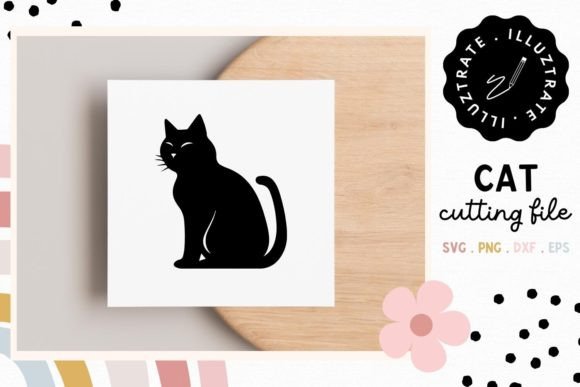 Cat SVG Cut File Spooky Cat SVG