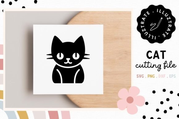 Cat SVG Cute Kitten SVG Cut File