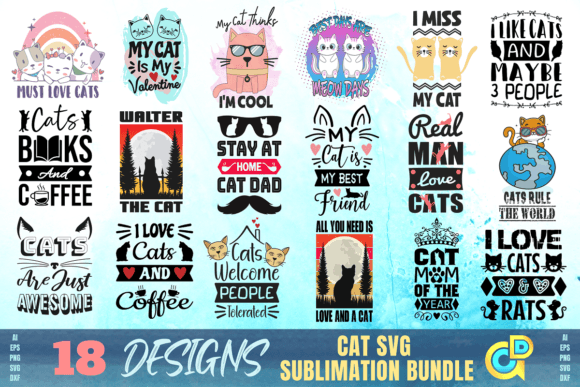 Cat SVG Sublimation Bundle Review