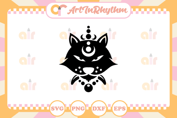 Celestial Cat SVG Cut File