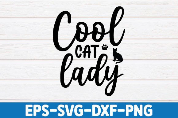 Cool Cat Lady, Cat SVG