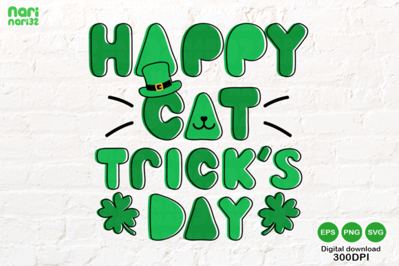 Happy Cattrick s Day, Cat, St Patricks