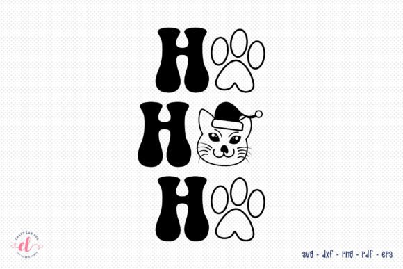 Ho Ho Ho - Christmas Cat SVG Design