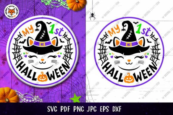 My 1st Halloween Cat SVG, First Halloween