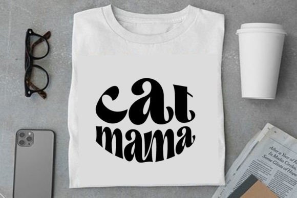 Retro Cat Design, Cat Mama