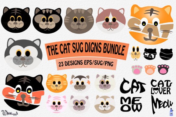 The Cat SVG Design Bundle