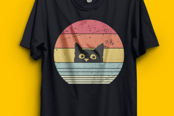 Vintage 80s Funny Cat